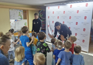 Można było przybić "piątkę".