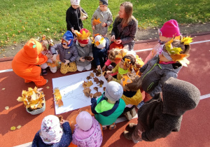 Portret Jesieni w wykonaniu innej grupy dzieci